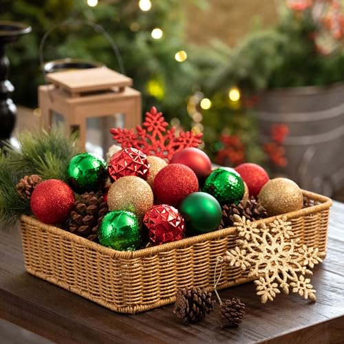 50ct Christmas Tree Decorations Ball Ornaments 2 Inches (50 Count)