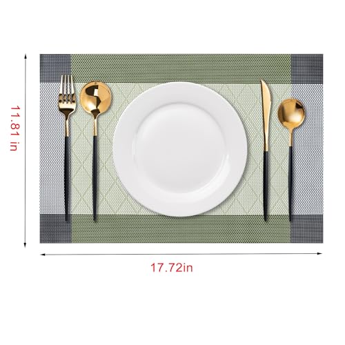 Placemats Set of 4 Washable Indoor (4 Count)