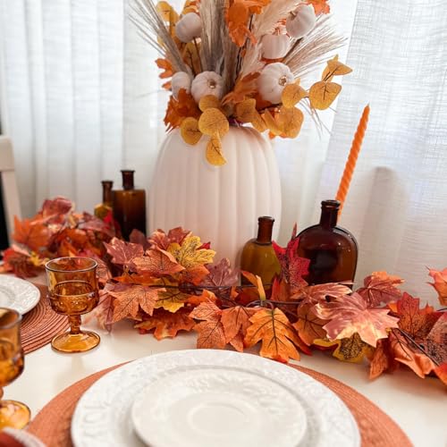 10 Pack Fall Leaf Garland (59 Foot)
