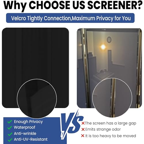 Room Divider 4 Panel Upgraded 88” Folding Screen Highly Secretive