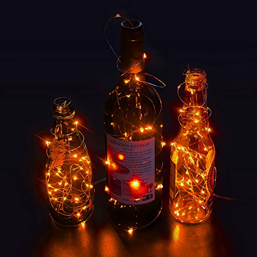 Orange Halloween Fairy String Lights Battery Operated