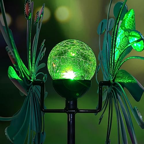 Solar Wind Spinner for Yard and Garden