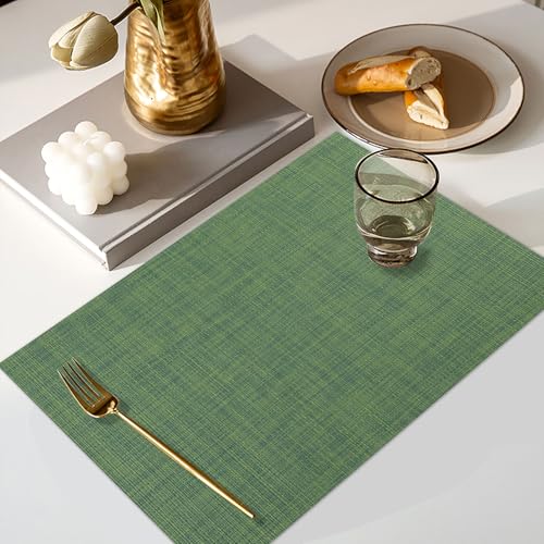 Vinyl Placemats Set of 8 (4 Count)