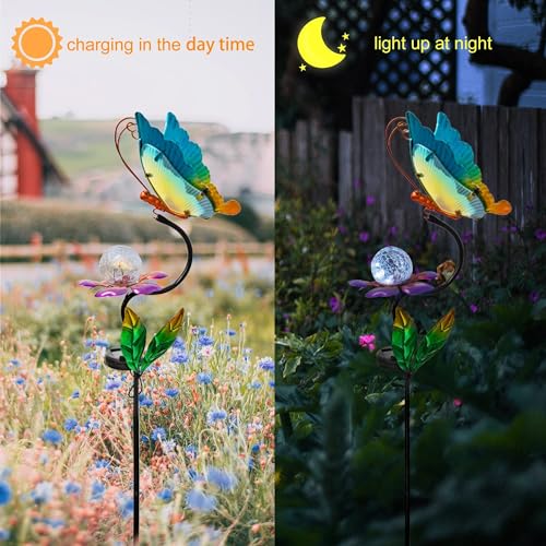 Solar Butterfly Garden Lights