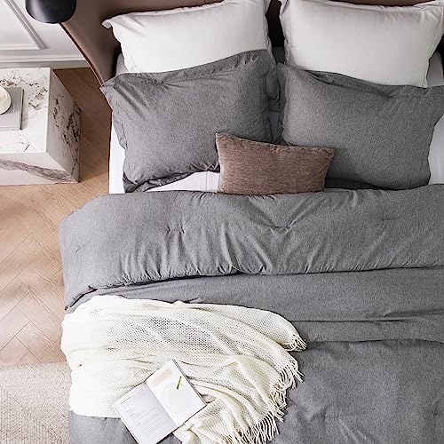 Grey Super King Comforter Set