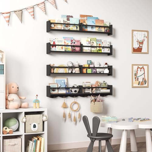 34Inch Nursery Bookshelves (4 Count)