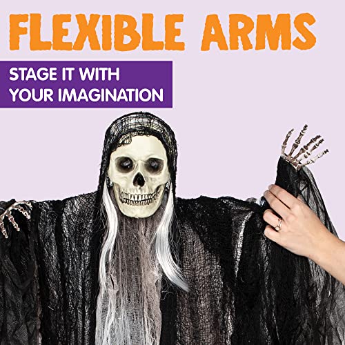 3 Pack Hanging Halloween Skeleton Ghosts Decorations (3 Count)