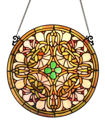 Tree of Life Tiffany Style Stained Glass Window Panel