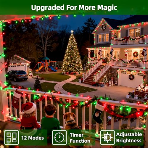 750 LED 240FT Christmas String Lights (240 Foot)