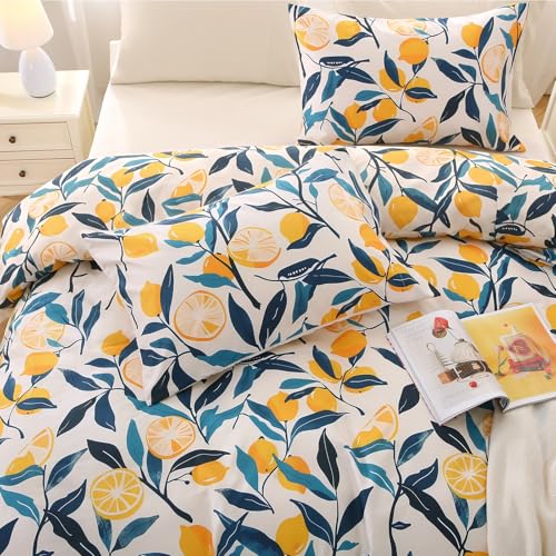 Lemon Blossom Bed in a Bag Queen 7 Pieces