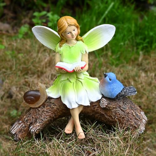 Garden Flower Fairy Statue Decor