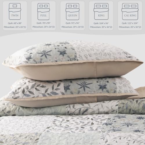 Reversible Boho Quilts Full Size Gray