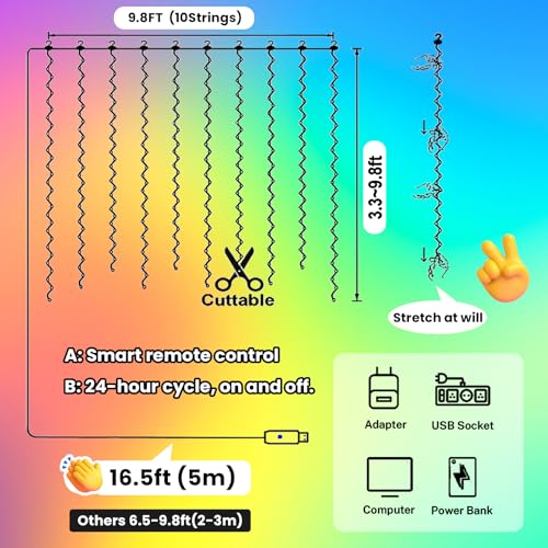 300LED Fairy Curtain Lights