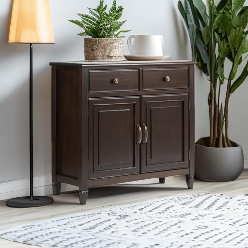 Connaught 51" Wide Solid Wood Storage Cabinet in White