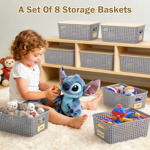 Stackable Storage Baskets (8 Count)