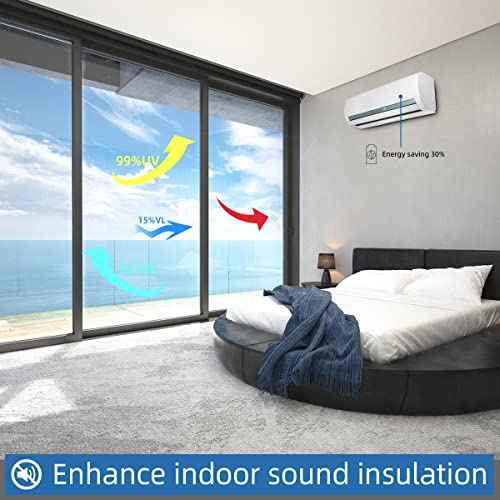One Way Window Privacy Film with Tools (48.38 Sq Ft)