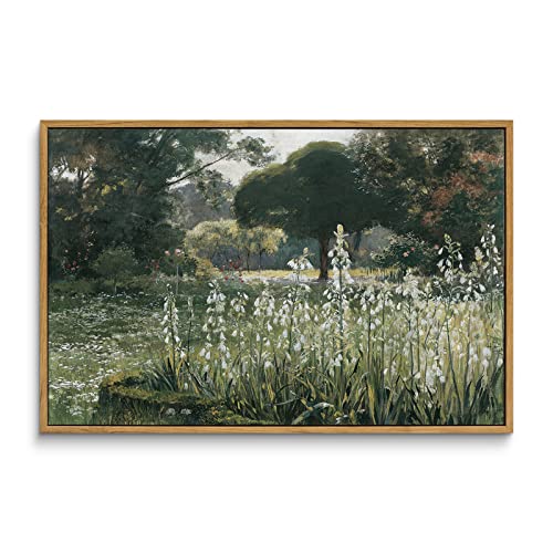 Framed Canvas Wall Art Vintage Decor