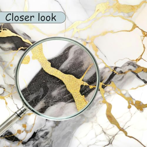 Black and Gold Marble Wallpaper Peel and Stick Abstract Wall Mural