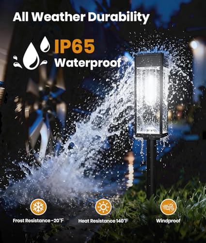 Solar Pathway Lights Outdoor (12 Count)