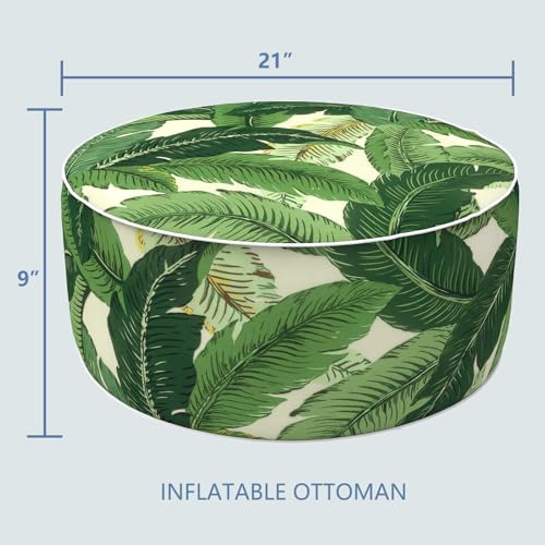 Outdoor Indoor Round Inflatable Ottoman
