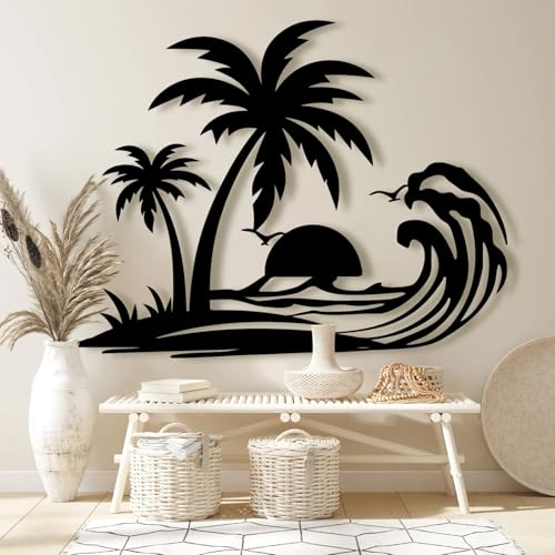 Palm Tree Metal Wall Decor