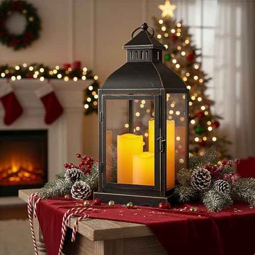 Waterproof Outdoor Flameless LED Pillar Candles with Remote Timer (3 Count)