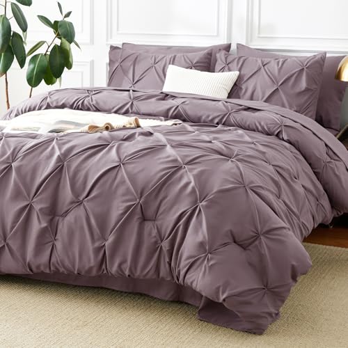 Queen Comforter Set Dusty Purple