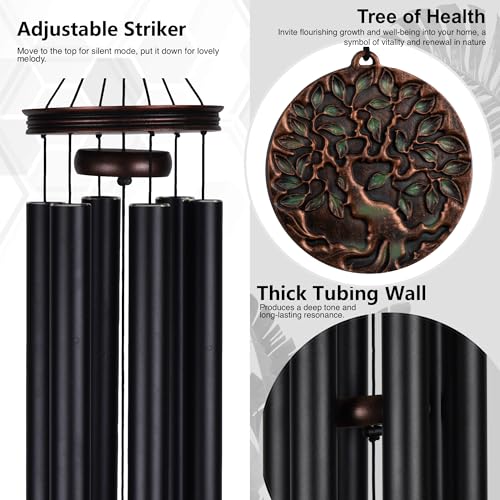 Large Wind Chimes for Outside Deep Tone