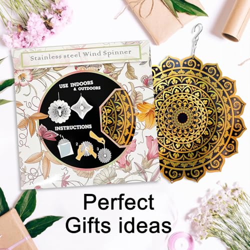 Wind Spinner Mandala Rich Gold‌