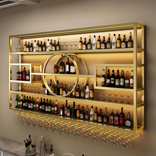 47.2in Large Wall Mounted Wine Rack
