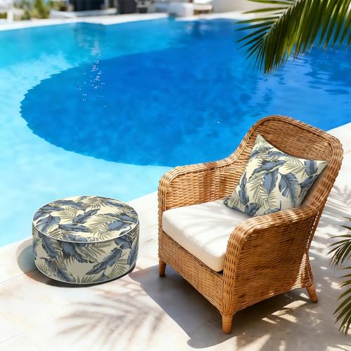 Inflatable Stool Ottoman Footrest with Handle