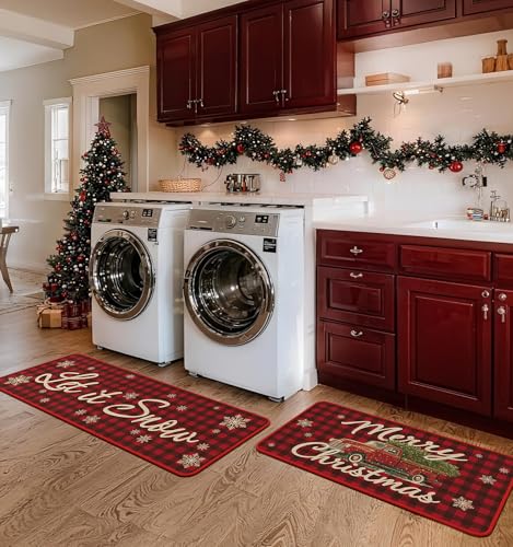 Kitchen Mat Set of 2 (5.55 Sq Ft)