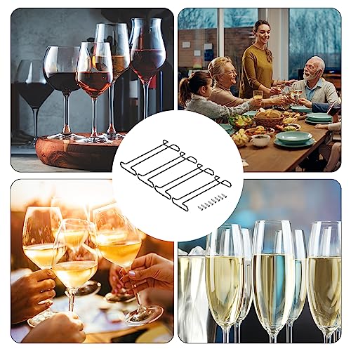 Under Cabinet Wine Glass Rack (4 Count)