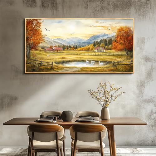 Large Canvas Wall Decor For Living Room Wall Art For Farmhouse Office Mural For Bedroom Ink