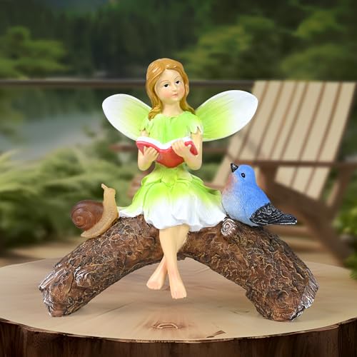 Garden Flower Fairy Statue Decor