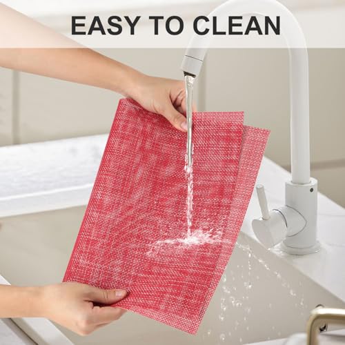Vinyl Placemats Set of 8 (4 Count)