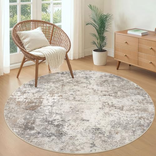 5ft Round Area Rug Living Room Rugs (24 Count)