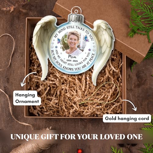 Personalized Custom Photo Acrylic Ornament for Loss of Loved Ones