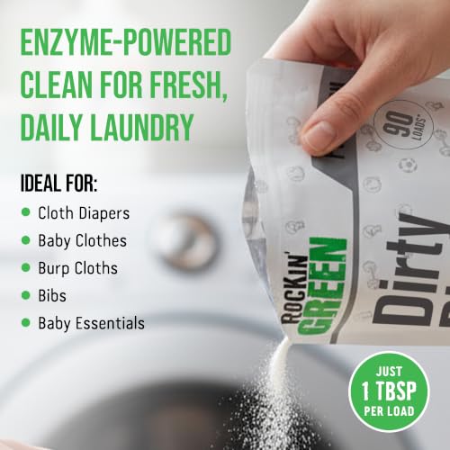 Baby Laundry Detergent Unscented Dirty Diaper 90 Loads (90 Ounce)