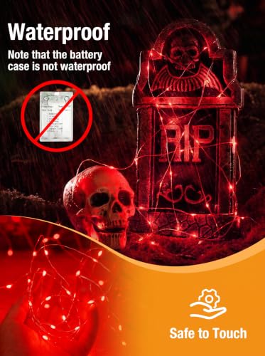 1 Pack Halloween Fairy Lights Battery Operated Timer