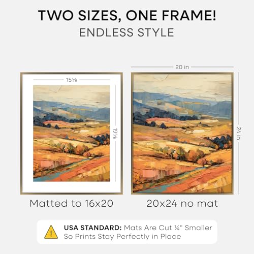 20x24 Bronze Picture Frame