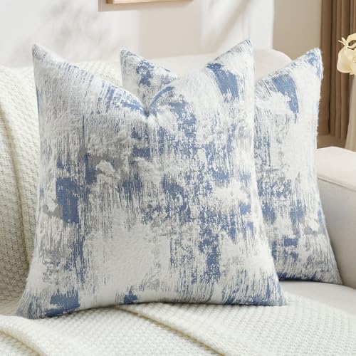 Pack of 2 Faux Cashmere Throw Pillow Covers 20x20 Inch (2 Count)