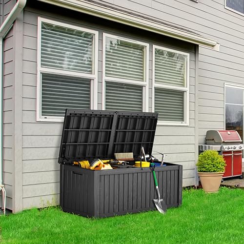 180 Gallon Resin Outdoor Storage Box
