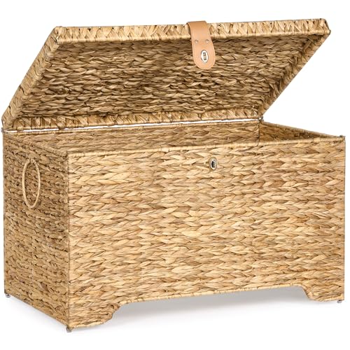 Handwoven Storage Basket with Lid