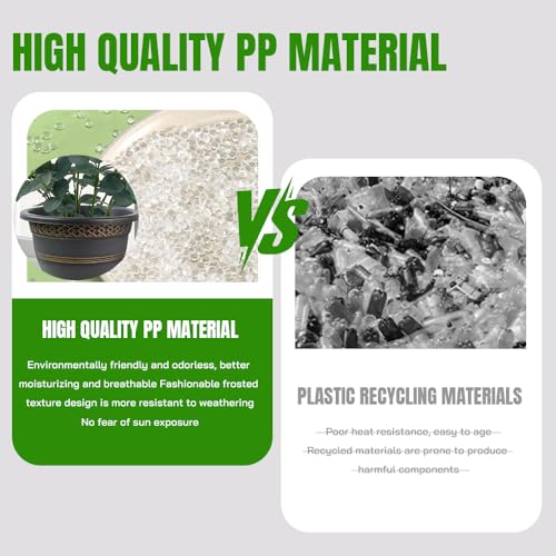 16 Inch Outdoor Planters (4 Count)