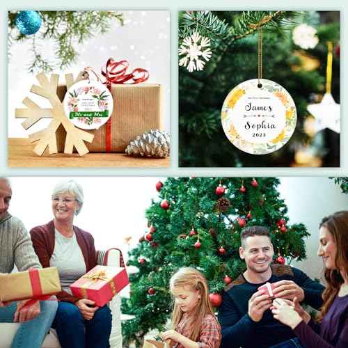 Personalized Our First Christmas Married Ornament 2025