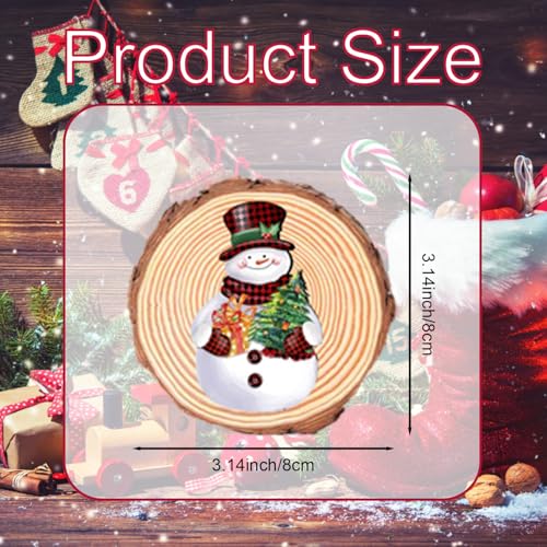 Wooden Christmas Tree Hanging Ornaments