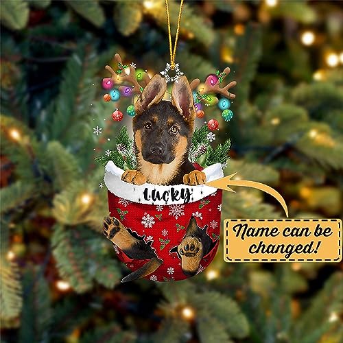 German Shepherd Christmas Tree Ornament