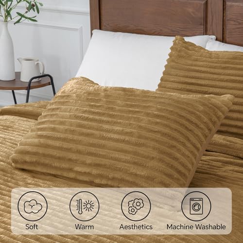 Fleece California King Comforter Set