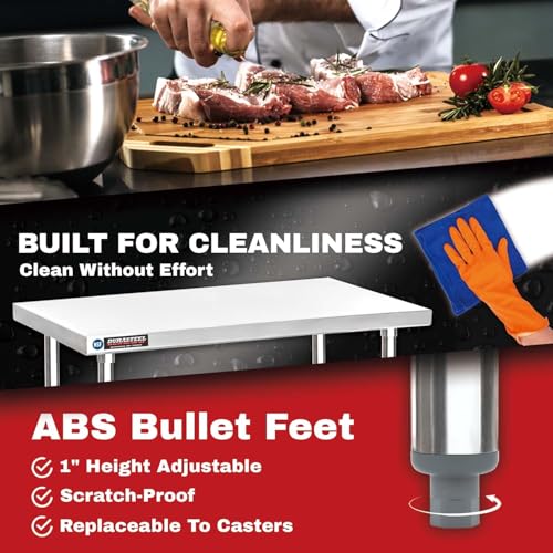 24x72 Stainless Steel Work Table